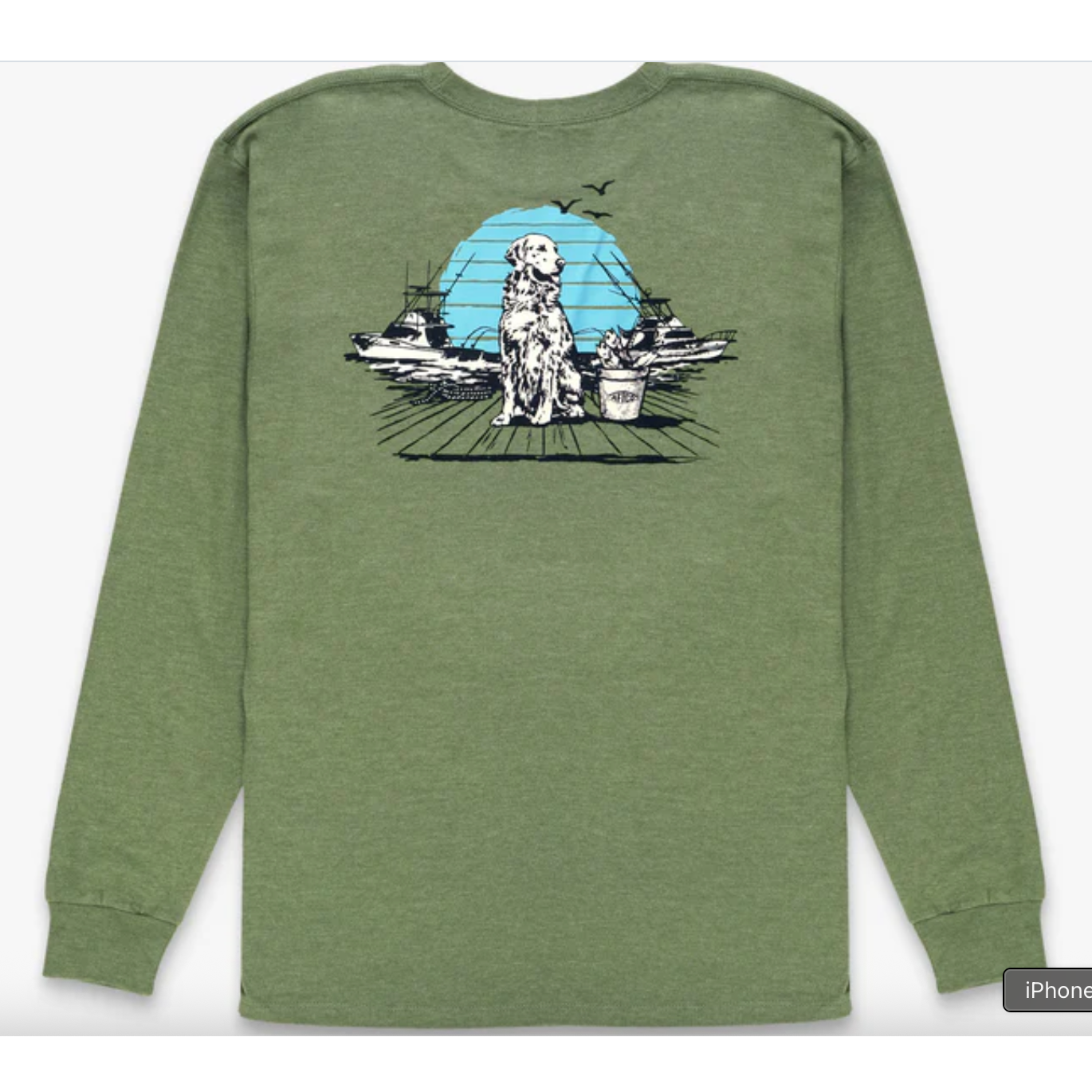 Aftco Bucket LS T-Shirt - Army Heather