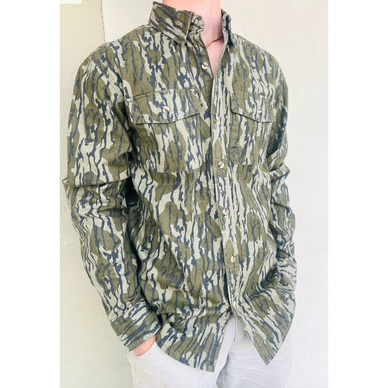Drake Throwback 80 Button Down Shirt - Bottomland