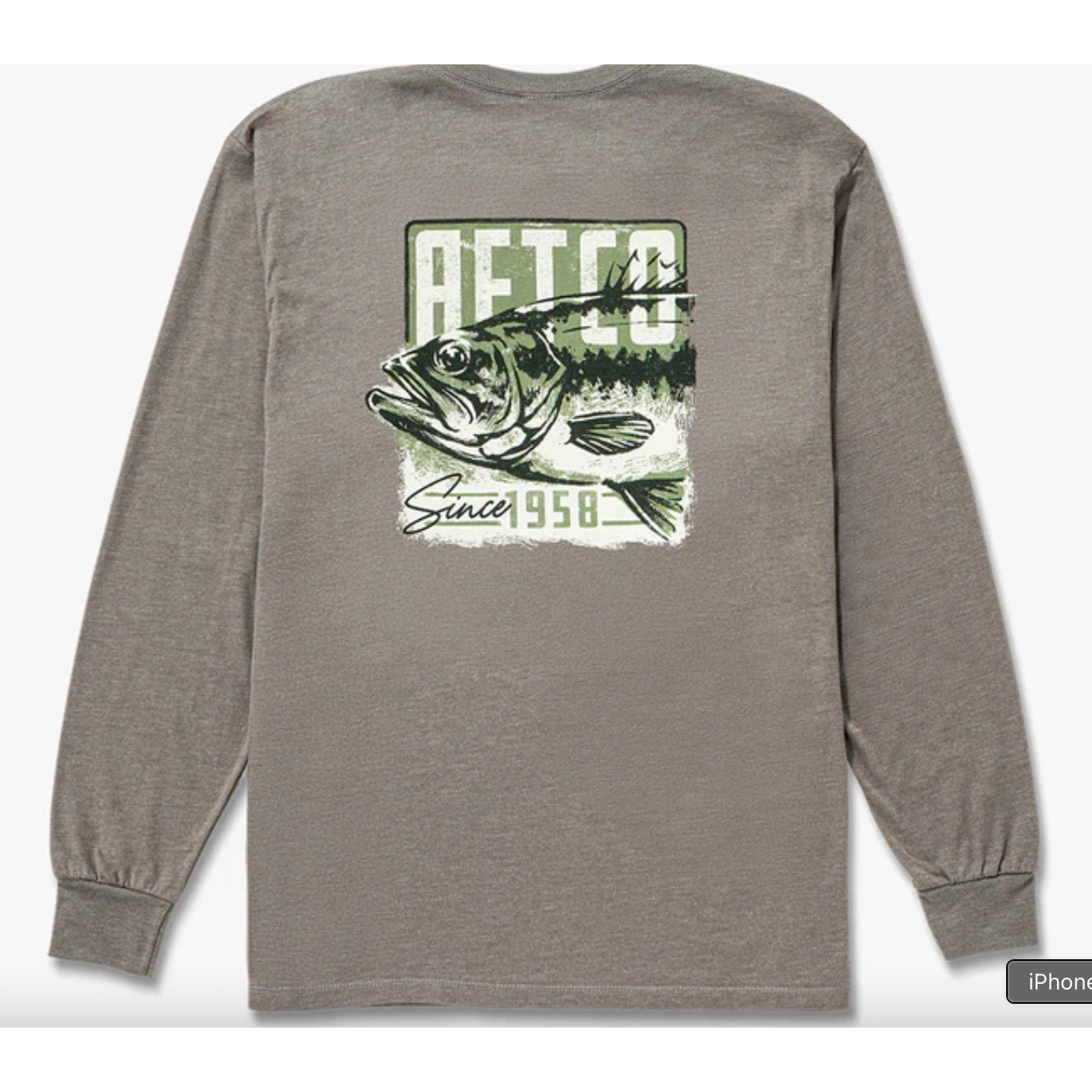 Aftco Gamble LS T-Shirt - Bungee Cord Heather