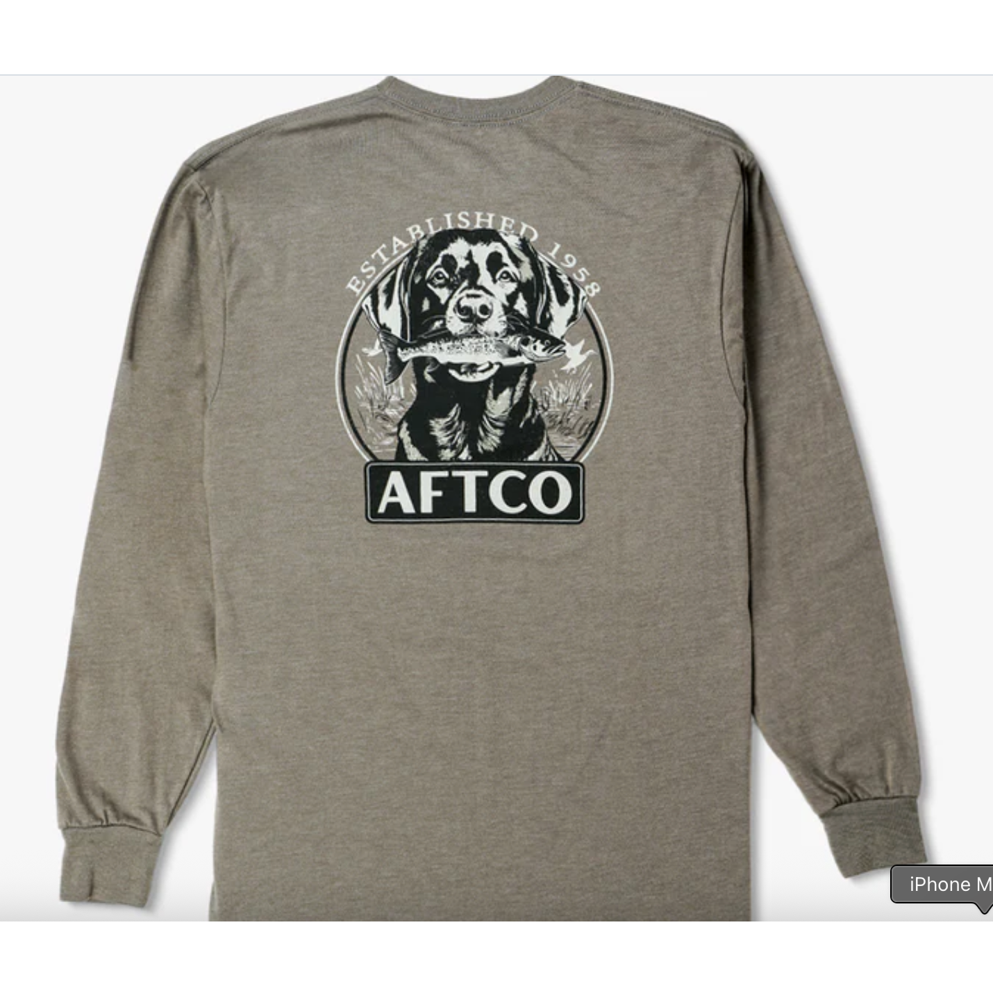 Aftco On The Road LS T-Shirt - Bungee Cord Heather